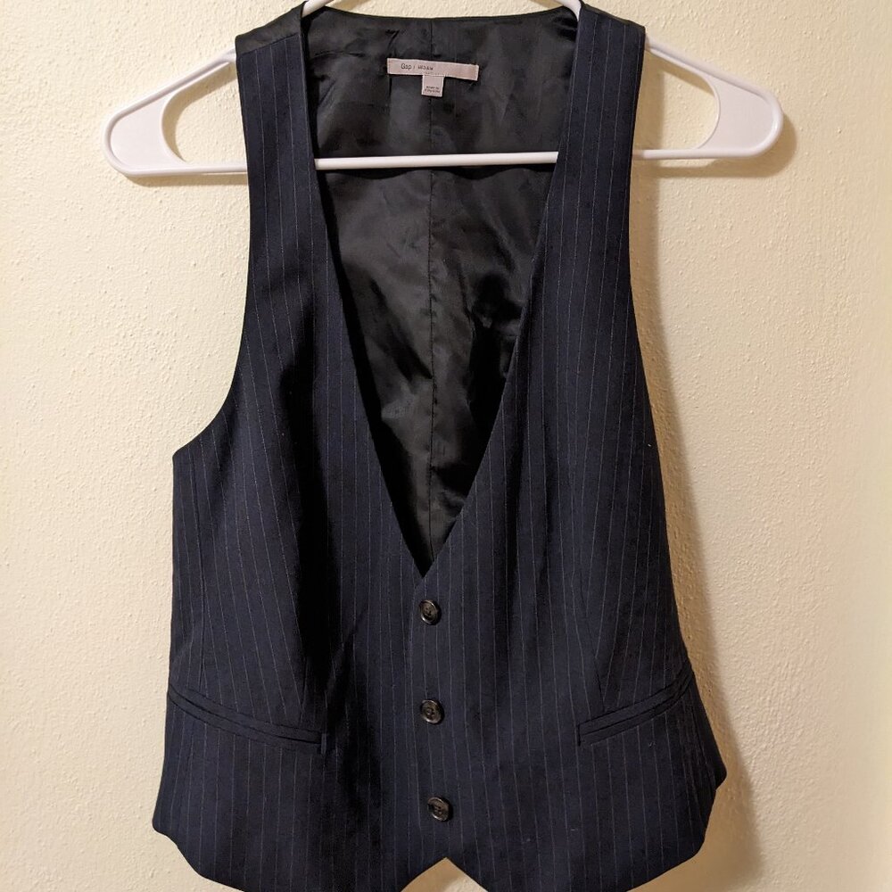 GAP Pinstripe Suit Vest